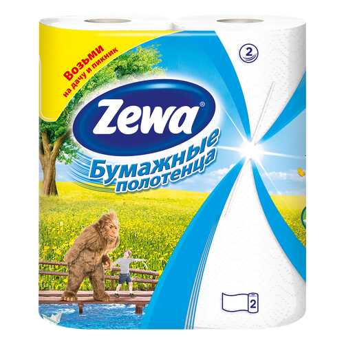 Бумажные полотенца Zewa 2 рулона в Фикс Прайс