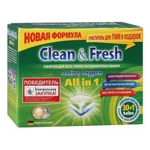 Моющее средство для посудомоечной машины Clean&Fresh 3029227 в Фикс Прайс