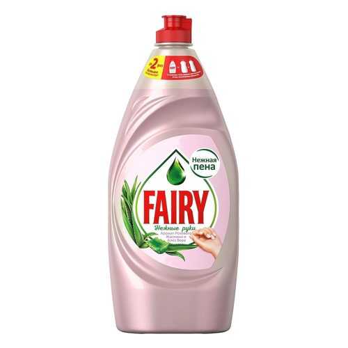 Средство для мытья посуды Fairy нежные руки розовый жасмин и алоэ вера 900 мл в Фикс Прайс