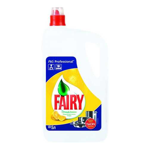 Средство Fairy expert для мытья посуды концентрат лимон 5 л в Фикс Прайс