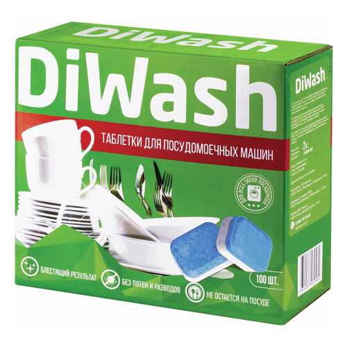 Таблетки для ПММ DiWash 100 штук в Фикс Прайс