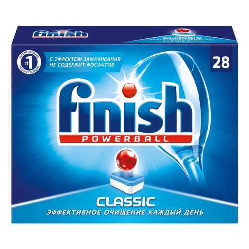 Таблетки для посудомоечной машины Finish classic 28 штук в Фикс Прайс