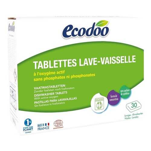 Таблетки Ecodoo для посудомоечных машин 30 штук в Фикс Прайс