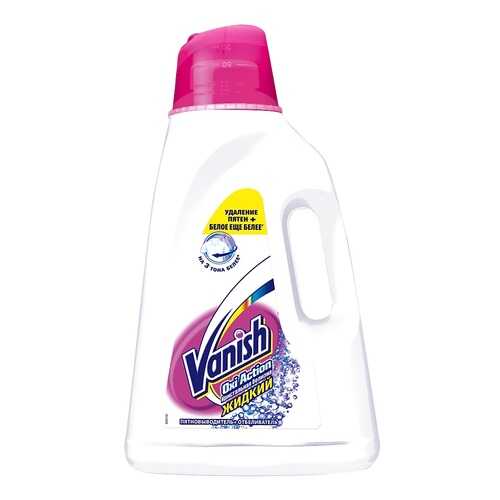 Пятновыводитель Vanish oxi action для белого белья 2 л в Фикс Прайс