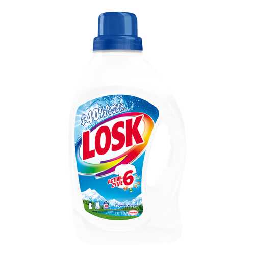 Средство для стирки Losk Горное Озеро 1.3л в Фикс Прайс