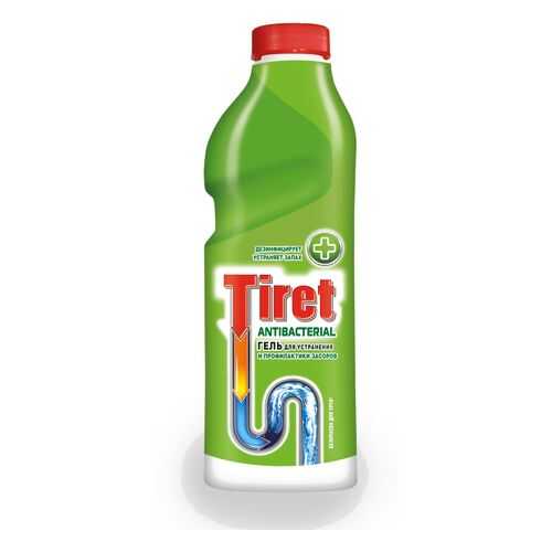 Средство для очистки труб и сливов Tiret antibacterial 1 л в Фикс Прайс