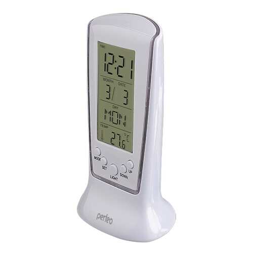 Perfeo Часы-будильник Pillar, (PF-S2065) время, температура, дата в Фикс Прайс