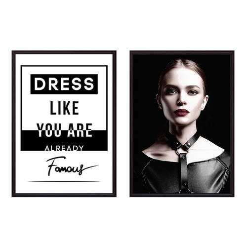 Набор постеров Коллаж Fashion №26 60х90 см в Фикс Прайс