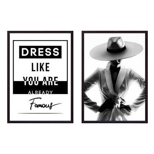 Набор постеров Коллаж Fashion №40 70х110 см в Фикс Прайс
