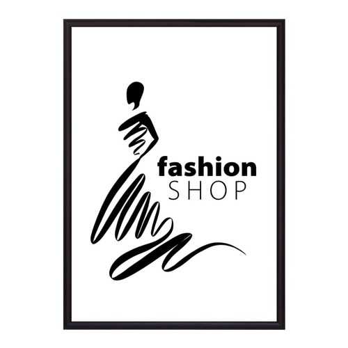 Постер в рамке Fashion shop 21х30 см в Фикс Прайс