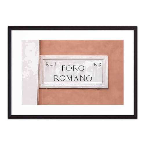 Постер в рамке Foro Romano 30х40 см в Фикс Прайс
