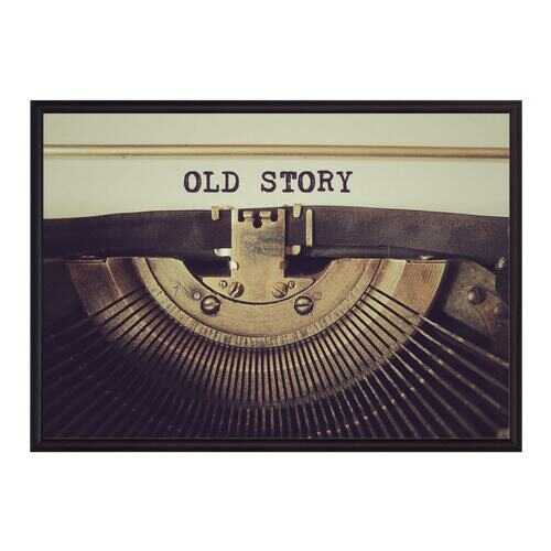 Постер в рамке Old story 50х70 см в Фикс Прайс