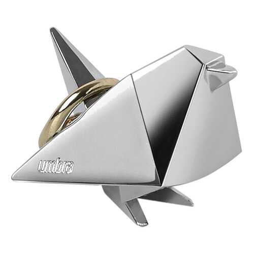 Держатель для колец Origami птица хром в Фикс Прайс