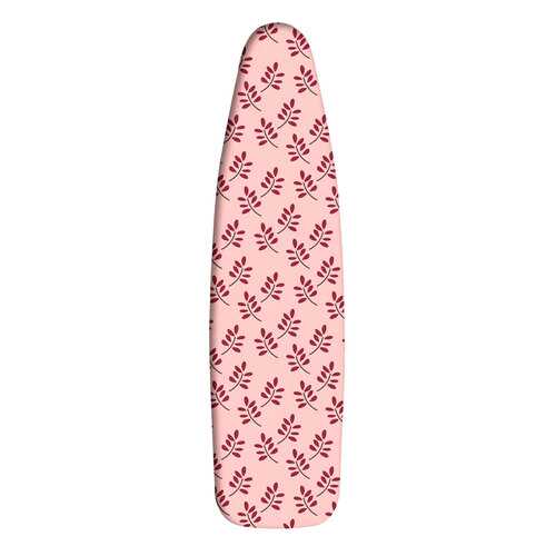 Чехол для гладильной доски жаропрочный Hausmann 52x140см, розовый в Фикс Прайс