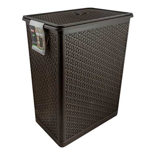 Корзина для белья BranQ NATURE, 35л, прямоугольная, 40х27х46см, венге, BQ1203ВНГ в Фикс Прайс