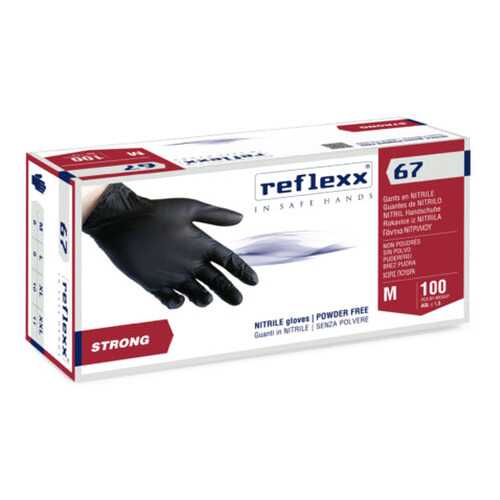 Одноразовые перчатки химостойкие. Reflexx R67-XL. 5,5 гр. Толщина 0,11 мм. в Фикс Прайс