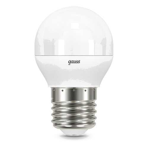 Лампочка Gauss LED Globe 6.5 Вт Светодиодная в Фикс Прайс