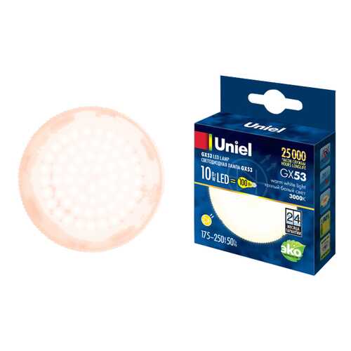 Лампочка Uniel LED-GX53-10W/NW/GX53/FR в Фикс Прайс