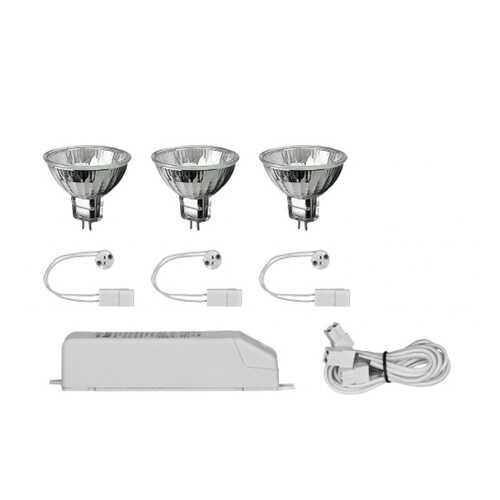 Набор лампы галоген 3х35W,GU5.3 + транc-р 105W 99749 в Фикс Прайс