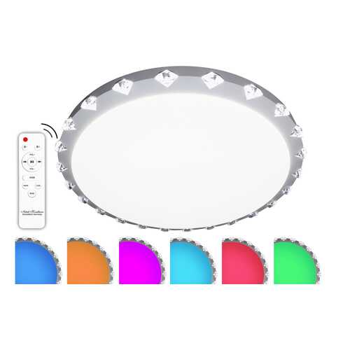 Люстра RGB 60W Natali Kovaltseva, LED LAMPS 81073 Управление с пульта ДУ в Фикс Прайс