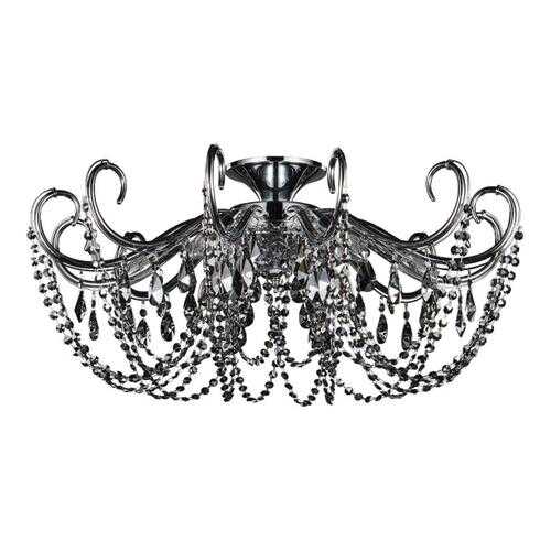 Потолочная люстра Crystal Lux Imperia PL6 Chrome/Smoke в Фикс Прайс