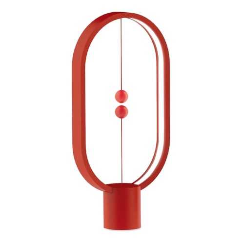 Лампа настольная Эллипс Красная (Heng Balance Lamp Allocacoc) в Фикс Прайс