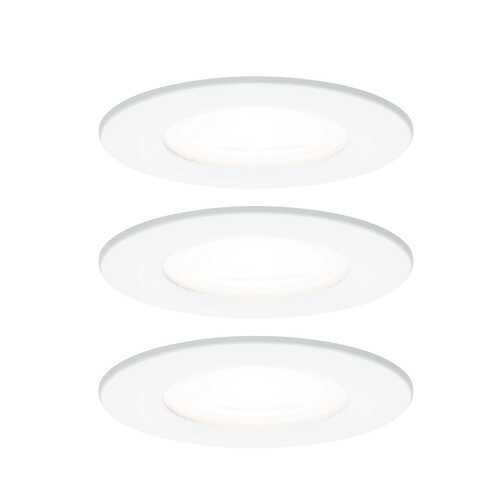 Светильник встраиваемый, комплект Nova LED IP44 3x6,5 GU10 Ws 93442 в Фикс Прайс