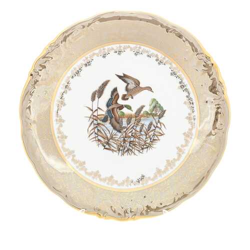 Блюдо круглое Sterne porcelan Охота Бежевая 30 см в Фикс Прайс