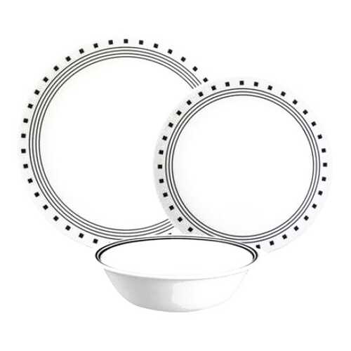 Corelle Набор посуды City Block 12 предметов в Фикс Прайс