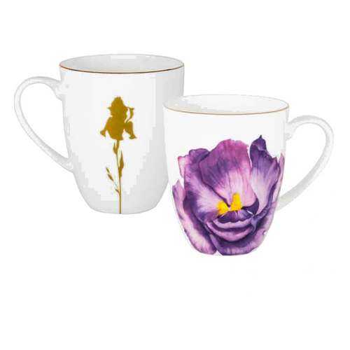 Кружка Julia Vysotskaya Flowers. Iris 400мл в Фикс Прайс