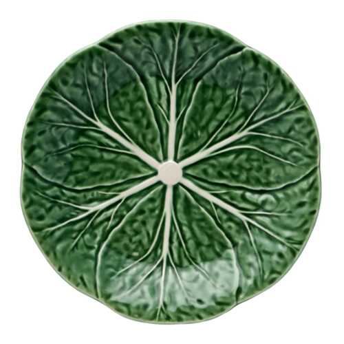 Тарелка десертная Bordallo Pinheiro Cabbage Natural 19x19x2,5 см в Фикс Прайс