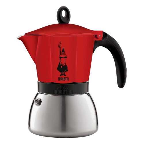 Кофеварка гейзерная Bialetti Moka Induction Red в Фикс Прайс