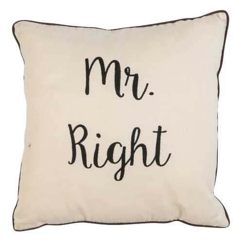 Подушка Hoff Mr. Right 45x45 см в Фикс Прайс