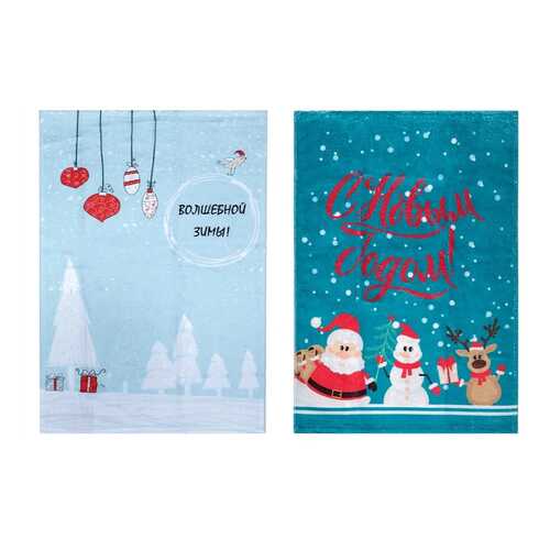 HOBBY HOME COLLECTION Кухонное полотенце Podarok Цвет: Мультиколор (40х60 см - 2 шт) в Фикс Прайс