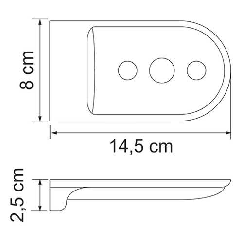 Мыльница решетка, Wasserkraft Kammel K-8369WHITE в Фикс Прайс
