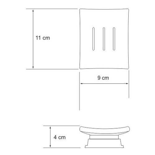 Мыльница WasserKRAFT Amper K-5429 в Фикс Прайс