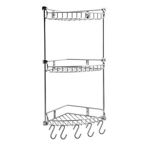 WasserKRAFT K-1233 Полка металлическая тройная в Фикс Прайс