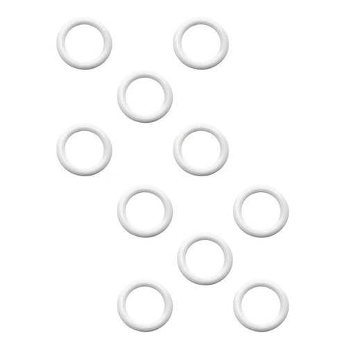 Кольца для штор Комфорт +, белые, 10 шт в Фикс Прайс